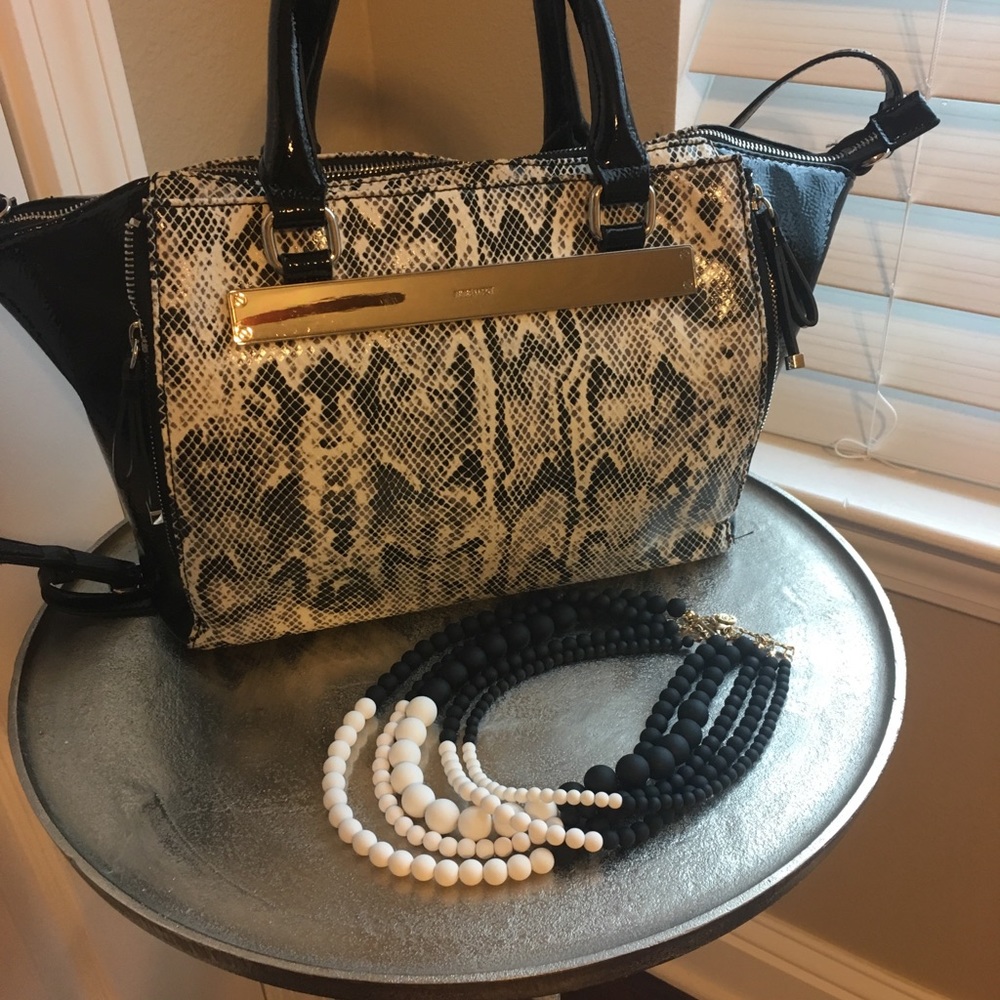 Snake Print Handbag